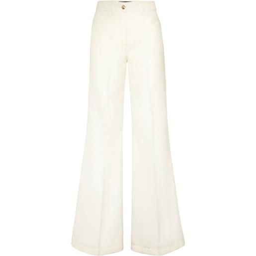 Philipp Plein pantaloni a vita bassa - bianco
