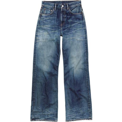 Acne Studios jeans a gamba ampia - blu