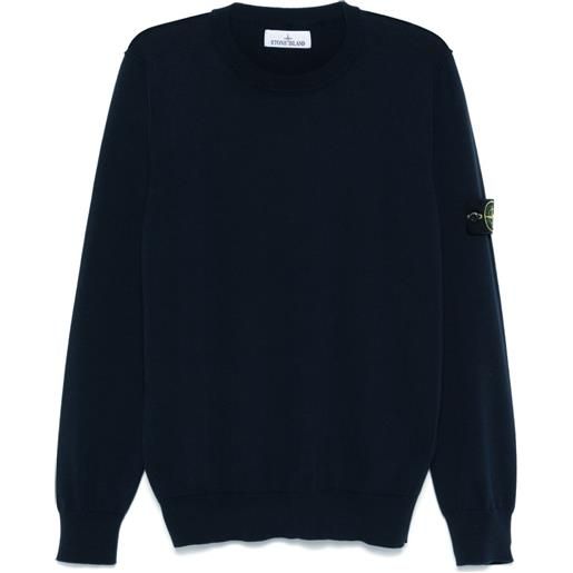 Stone Island maglione con applicazione - blu
