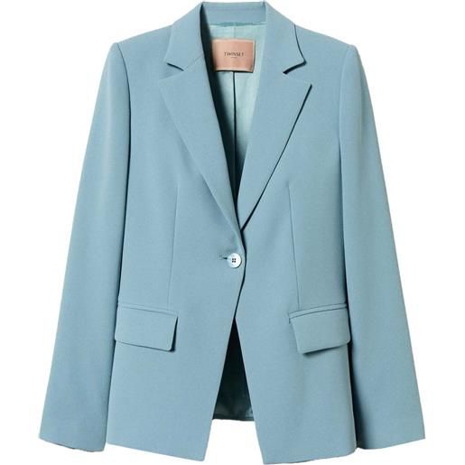 TWINSET blazer in crêpe - blu