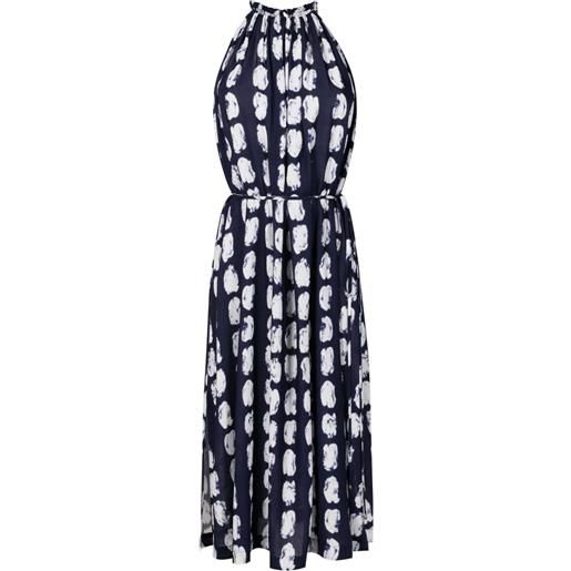 Lenny Niemeyer abito midi con stampa - blu