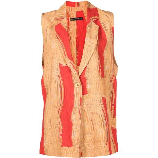 Lenny Niemeyer gilet a righe - marrone