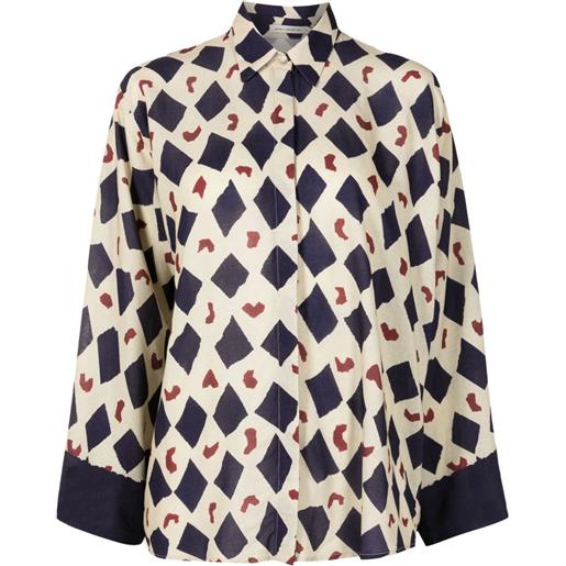 Lenny Niemeyer camicia con stampa geometrica - multicolore