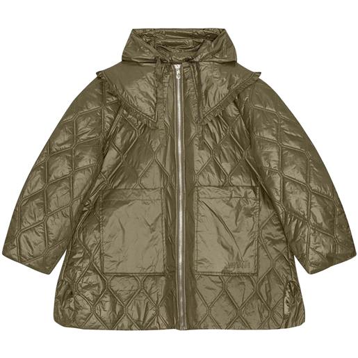 GANNI piumino trapuntato - verde