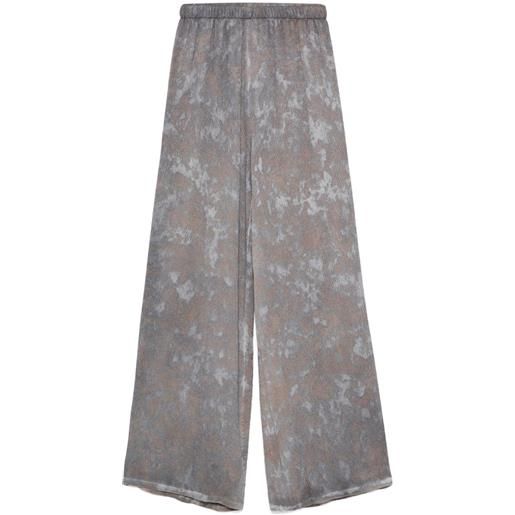 Avant Toi pantaloni a palazzo - grigio