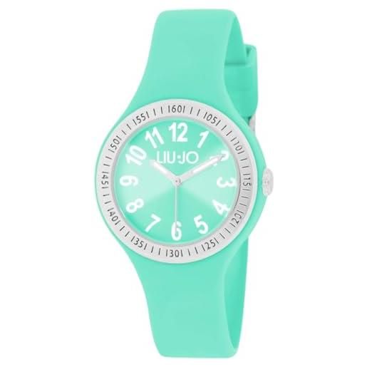 Liu Jo orologio analogico in silicone acquamarina tlj1940 donna adulto unisex
