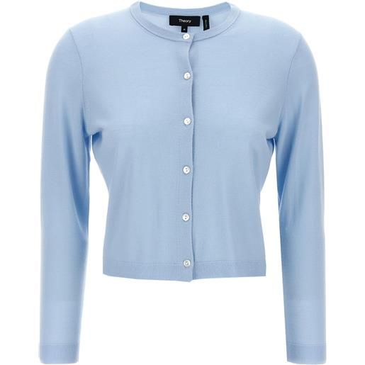 Theory cardigan crop cardi s - blu