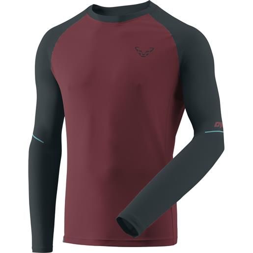 DYNAFIT alpine pro m l/s tee perfetta gestione dell'umidità le lunghe corse su trail