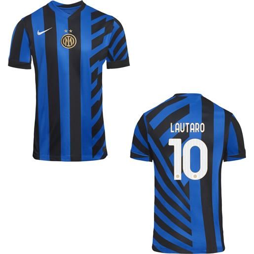 NIKE inter junior stadium home jersey 2024/2025 lautaro 10 kit maglia + stampa giocatore ragazzo