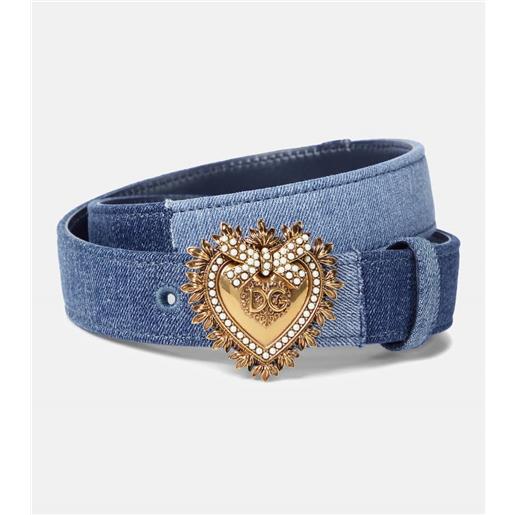 Dolce&Gabbana cintura devotion in denim