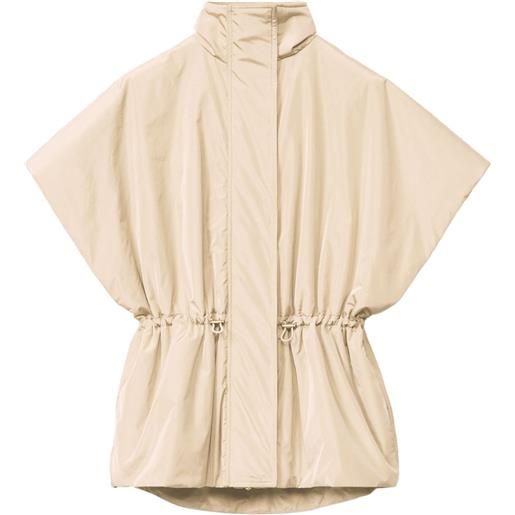 Fabiana Filippi mantella a maniche corte - toni neutri