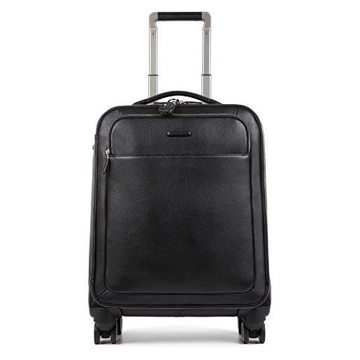 Piquadro modus trolley cabin slim in pelle porta pc 15.6 a due scomparti