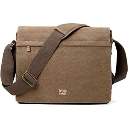Troop London cartella messenger ufficio troop classic trp 240 brown
