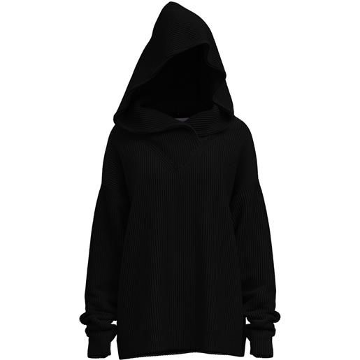 Maccapani felpa con cappuccio - nero