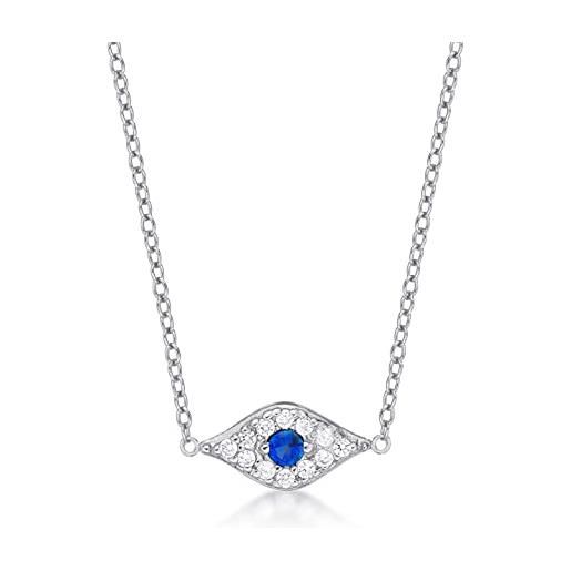 MYSTIC JEWELS By Dalia - Collana Con Occhio Di Cristallo Blu Per