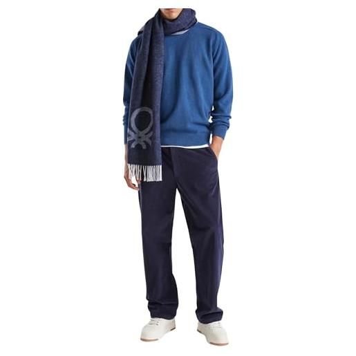 United Colors of Benetton pantalone 41uluf04y, blu, xs uomo