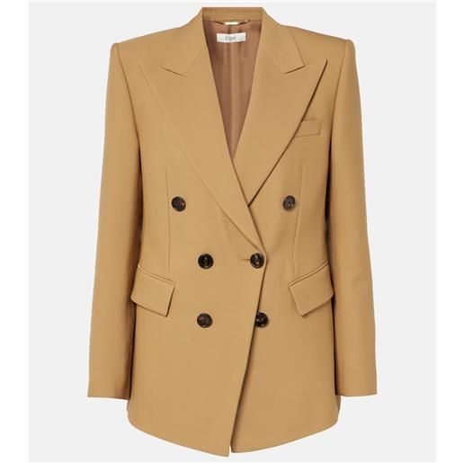 Chloe chloã© blazer in lana grain de poudre