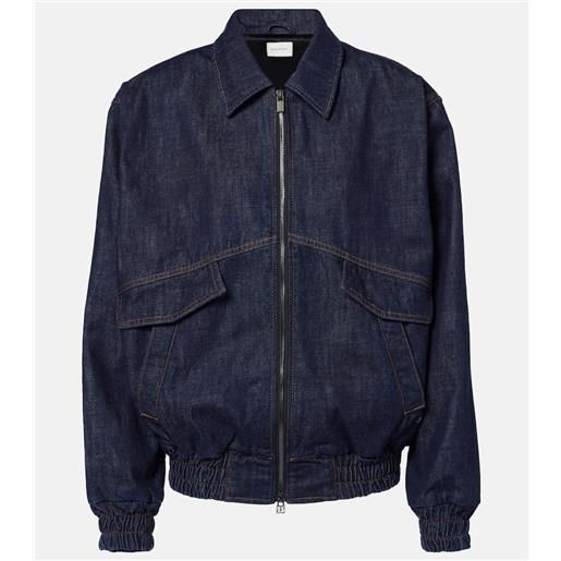 Magda Butrym bomber oversize in denim
