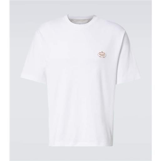 Prada t-shirt in jersey di cotone