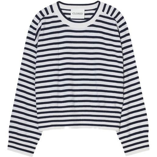 Closed maglione a righe - blu