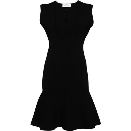 Yves Salomon abito midi - blu