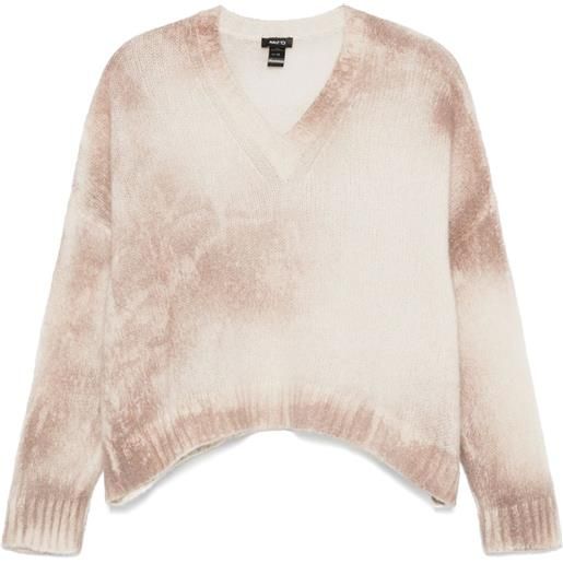 Avant Toi maglione con effetto schiarito - toni neutri