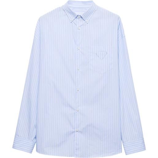 Prada camicia a righe - blu