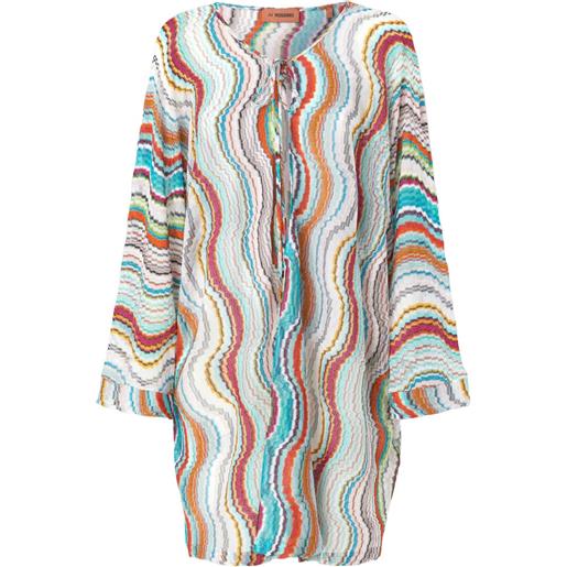 Missoni copricostume lamé - bianco