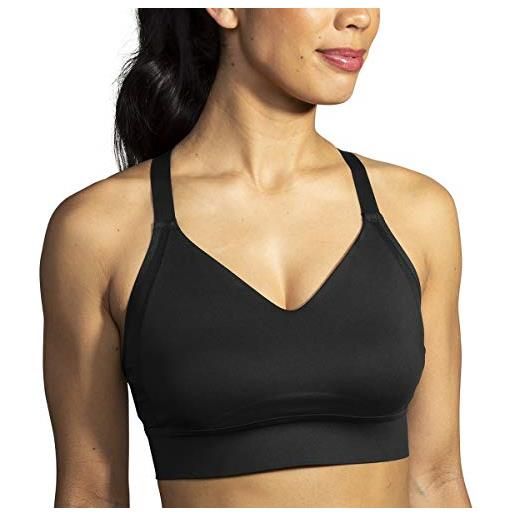 Brooks 350082001 drive interlace run bra reggiseno sportivo donna black taglia 030ff