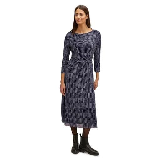 Street One a143807 abito midi a pois, multicolore, 48 donna