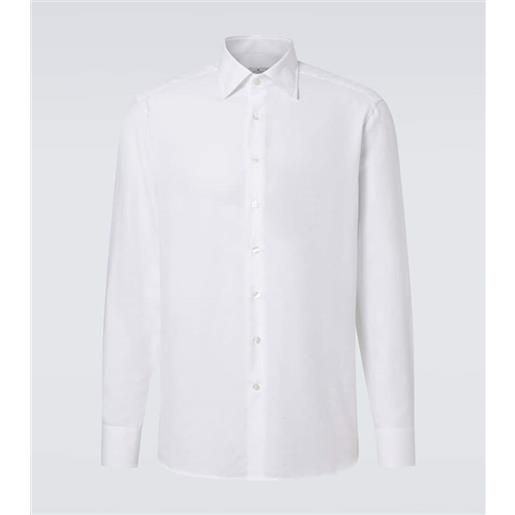 Etro camicia roma in cotone jacquard