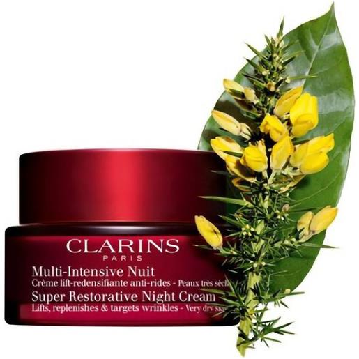 Clarins super restorative crema notte - pelle secca-molto secca 50 ml