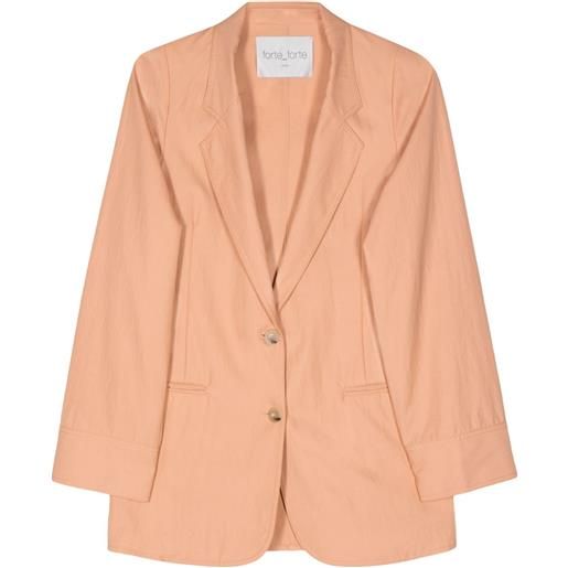 Forte Forte blazer in twill - toni neutri