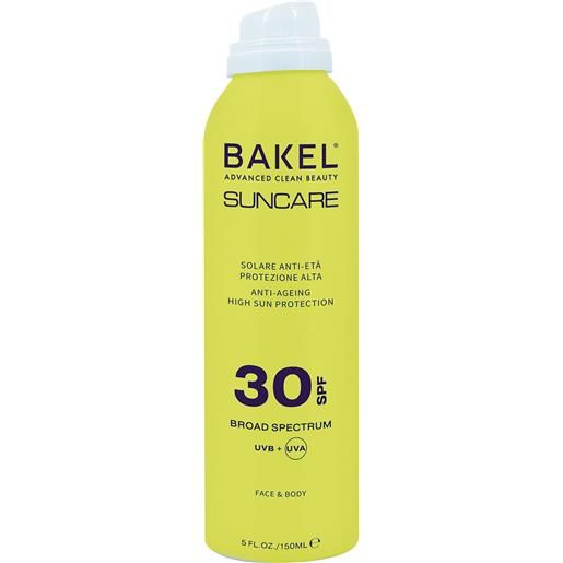 Bakel solare spray viso e corpo spf 30 150 ml