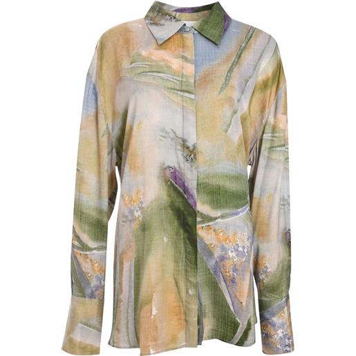 SIGNIFICANT OTHER camicia bianca - viola