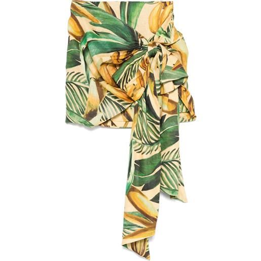 FARM Rio minigonna bananart - giallo