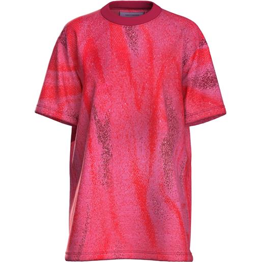 Maccapani t-shirt jacquard t - rosa