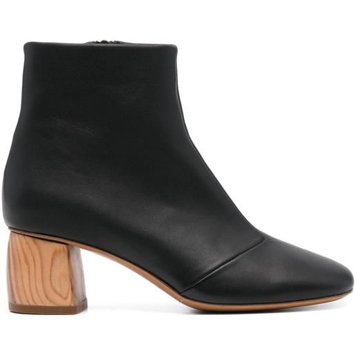 Forte Forte stivaletti in pelle - nero