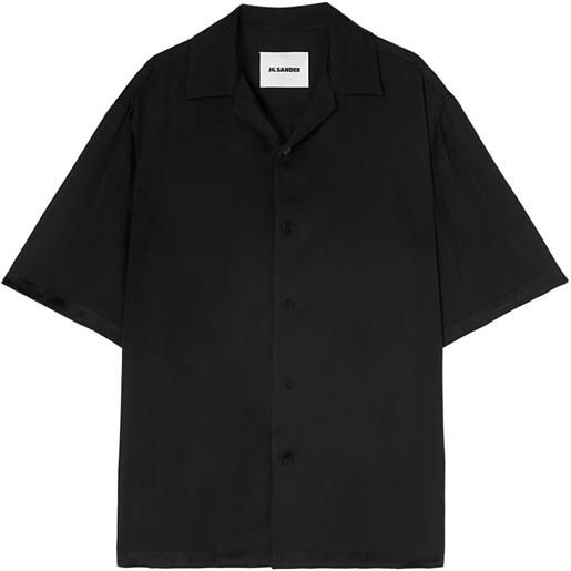 Jil Sander camicia a maniche corte - nero
