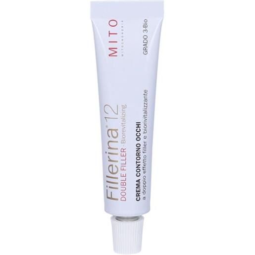 LABO INTERNATIONAL fillerina 12 double filler mito biorevitalizing eye contour cream grado 3-bio-tubo 15ml