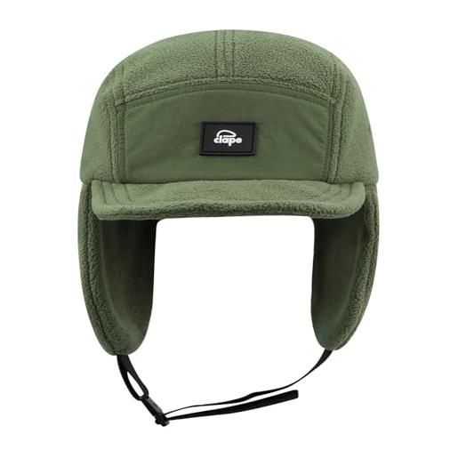 Clakllie cappelli invernali caldi trapper bomber con paraorecchie cappelli aviatore invernale, cappelli ushanka russo da uomo donna cappello da trooper trapper per sci attività sportive all'aperto