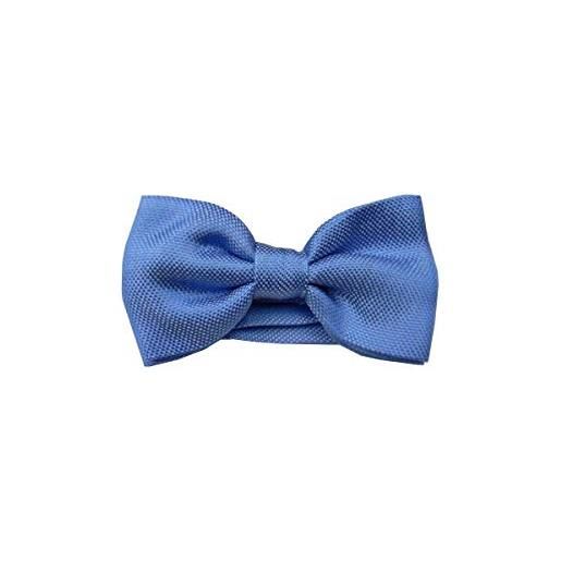 Avantgarde - papillon uomo azzurro cangiante fiocchetto grigi azzurri seta italiana fifi cerimonia, colore: azzurro celeste, 7