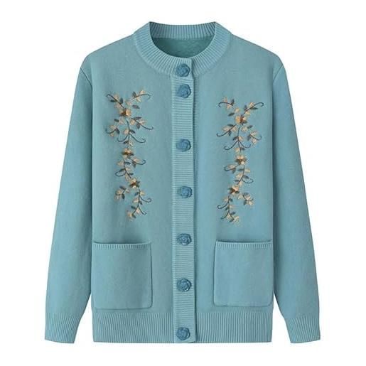 Cardigan In Misto Lana Yak In Maglia Grossa Con Tasche Da Donna | MUJI - Foto 2