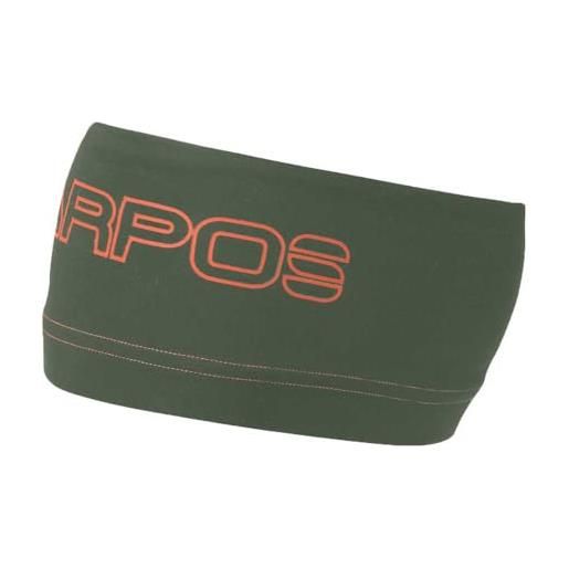 Karpos alagna headband fascia sportiva, thyme/spicy orange, taglia unica unisex