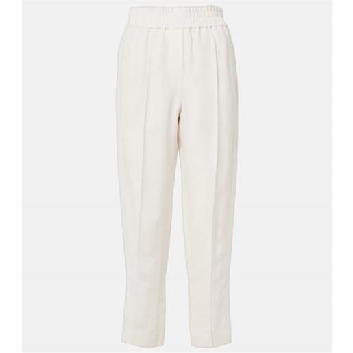 Brunello Cucinelli pantaloni tapered in twill