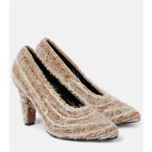 The Row pumps prudence in tweed