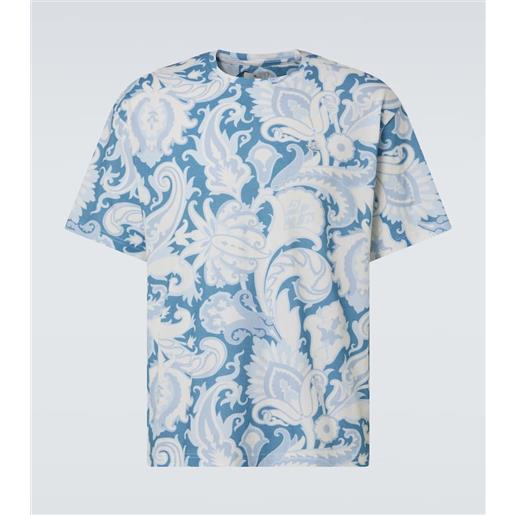 Etro t-shirt soho in cotone con stampa