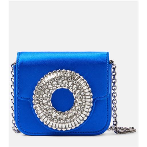 Aquazzura borsa a spalla mini in raso