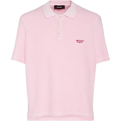 DSQUARED2 polo tennis in cotone