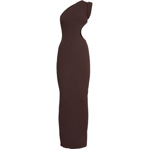 MAX MARA vestito arda in crepe stretch con cutout